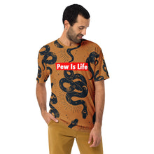 Load image into Gallery viewer, PEW IS LIFE Serpent men's t-shirt