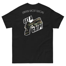 Load image into Gallery viewer, Get A Grip Tee (Woodland Camo)