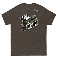 Load image into Gallery viewer, Get A Grip Tee (Woodland Camo)