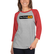 Load image into Gallery viewer, Two Tone TFP Logo 3/4 sleeve raglan shirt