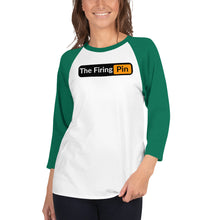 Load image into Gallery viewer, Two Tone TFP Logo 3/4 sleeve raglan shirt