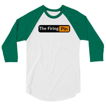 Load image into Gallery viewer, Two Tone TFP Logo 3/4 sleeve raglan shirt