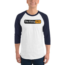 Load image into Gallery viewer, Two Tone TFP Logo 3/4 sleeve raglan shirt