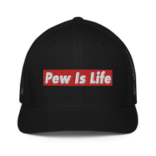 Load image into Gallery viewer, Pew Is Life trucker cap