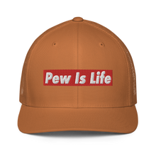 Load image into Gallery viewer, Pew Is Life trucker cap