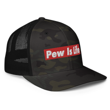 Load image into Gallery viewer, Pew Is Life trucker cap