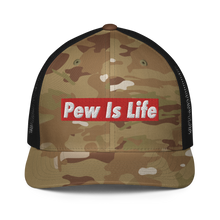 Load image into Gallery viewer, Pew Is Life trucker cap
