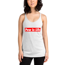 Load image into Gallery viewer, Pew Is Life Women's Racerback Tank