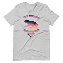 Load image into Gallery viewer, "Let's Overthrow Your Government" Pur-ink Dart Frog Short-Sleeve T-Shirt