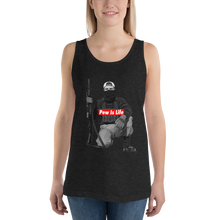 Load image into Gallery viewer, Pew is Life "Boog Bro Mr. Ghost" Unisex Tank Top