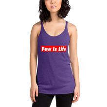 Load image into Gallery viewer, Pew Is Life Women's Racerback Tank