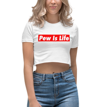 Load image into Gallery viewer, Pew is Life Women's Crop Top