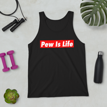 Load image into Gallery viewer, Pew Is Life Unisex Tank Top