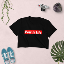 Load image into Gallery viewer, Pew is Life Women's Crop Top
