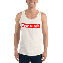 Load image into Gallery viewer, Pew Is Life Unisex Tank Top