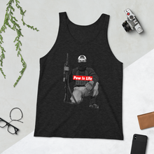 Load image into Gallery viewer, Pew is Life "Boog Bro Mr. Ghost" Unisex Tank Top