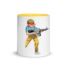 Load image into Gallery viewer, Pew Is Life "Kid Again" Mug with Color Inside