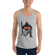 Load image into Gallery viewer, Pew is Life "Boog Bro Mr. Ghost" Unisex Tank Top