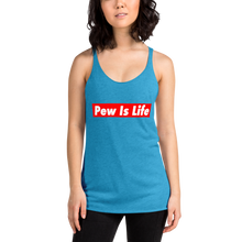 Load image into Gallery viewer, Pew Is Life Women's Racerback Tank