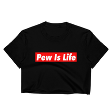 Load image into Gallery viewer, Pew is Life Women's Crop Top
