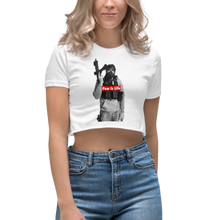 Load image into Gallery viewer, Pew is Life "Boog Bro The Yokai" Women's Crop Top