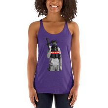 Load image into Gallery viewer, Pew is Life "Boog Bro The Yokai" Women's Racerback Tank