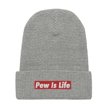 Load image into Gallery viewer, Pew Is Life Waffle beanie