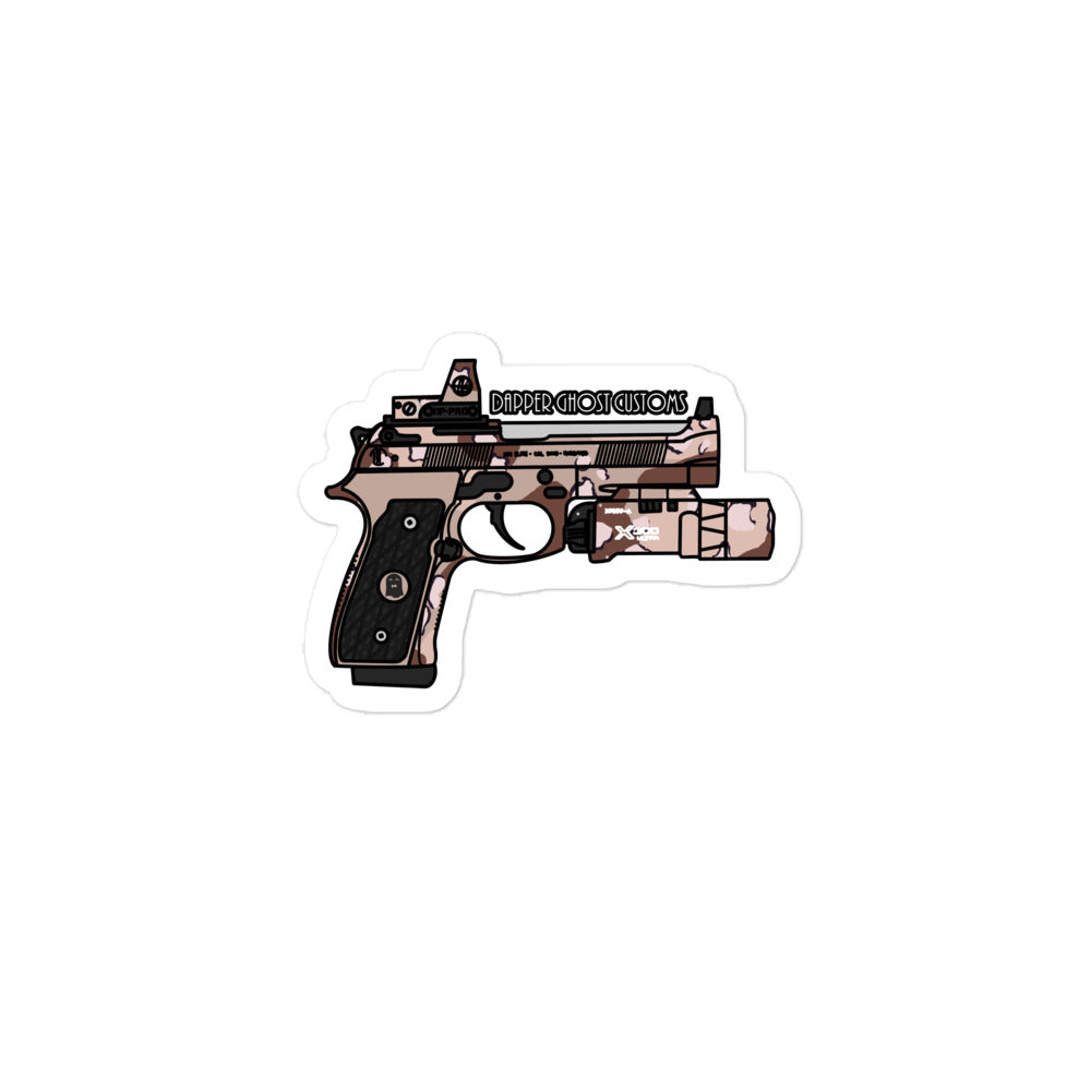 CUSTOM BERETTA M9 STICKER