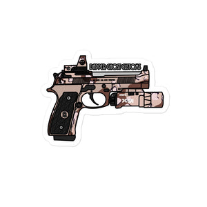 CUSTOM BERETTA M9 STICKER