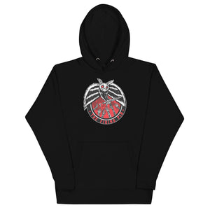 Exclusive October 2023 Mothman logo hoodie
