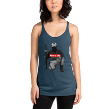 Load image into Gallery viewer, Pew is Life &quot;Boog Bro Mr. Ghost&quot; Women&#39;s Racerback Tank
