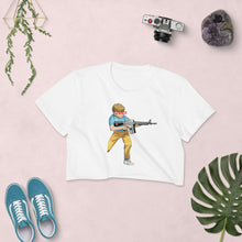 Load image into Gallery viewer, Pew Is Life &quot;Kid Again&quot; Women&#39;s Crop Top
