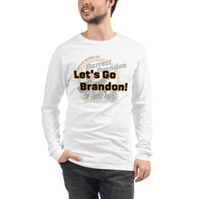 Load image into Gallery viewer, Let&#39;s Go Brandon! Unisex Long Sleeve Tee

