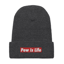 Load image into Gallery viewer, Pew Is Life Waffle beanie
